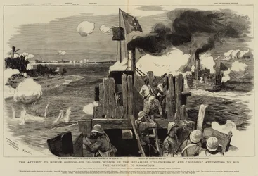 Forsøket på å redde Gordon, Sir Charles Wilson, i Steamers Teloweihah og Bordein som forsøkte å løpe Gauntlet til Khartoum